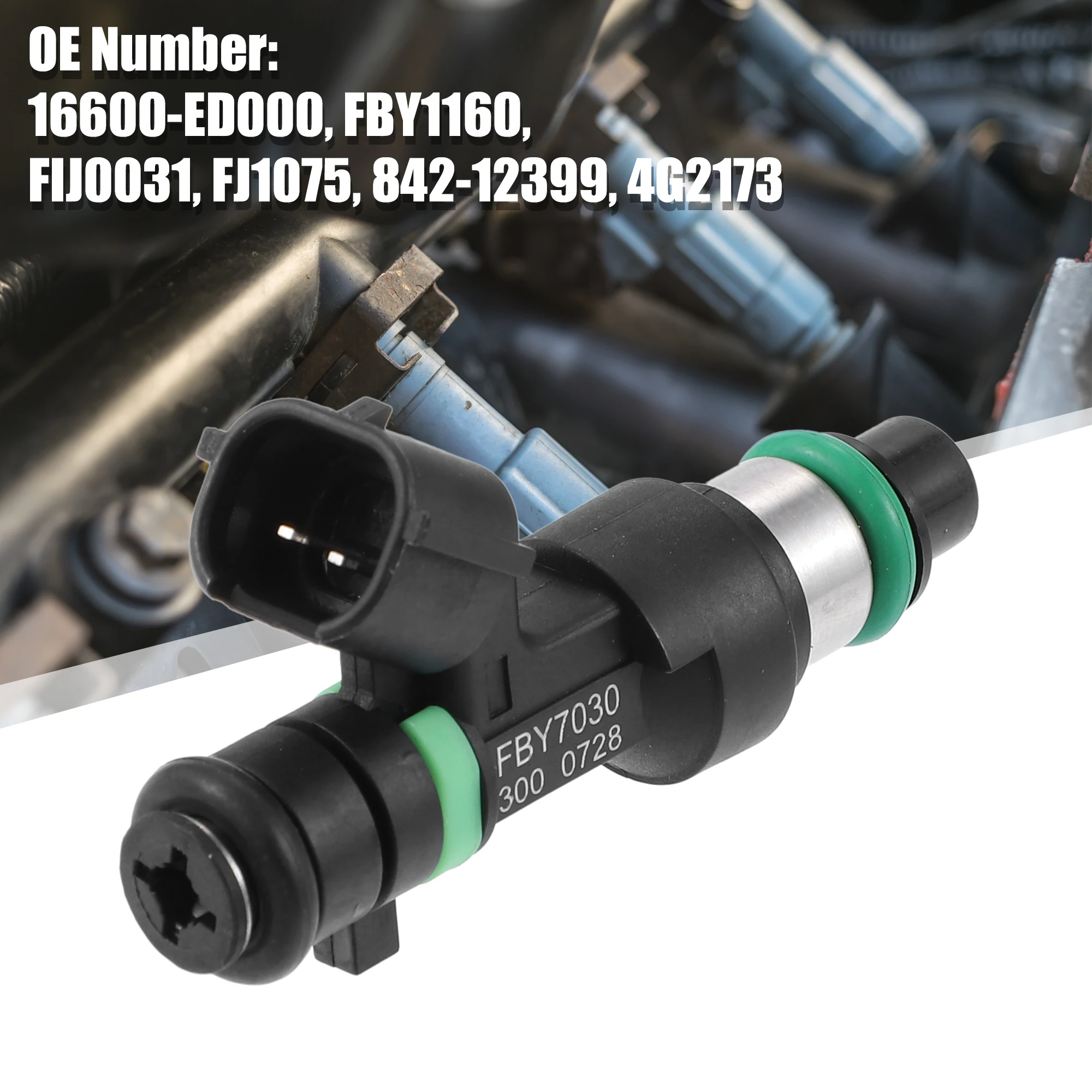 

UXCELL 6Pcs 16600-JK00A FBY7030 Fuel Injector Replacment for Infiniti G25 2011-2012