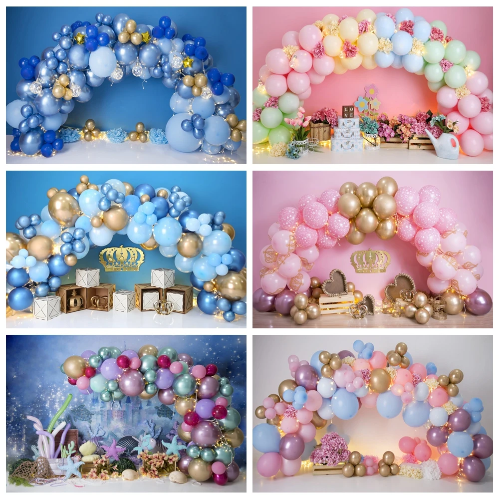 

Newborn Baby Shower Photography Backdrop Decor Girl Boy 1st Birthday Cake Smash Party Background Photo Studio Photoshoot Props