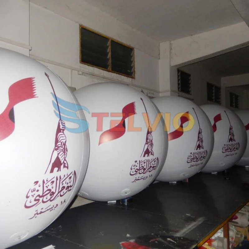 Reklamowe dmuchane modele z PVC z własnym logo, latające balony reklamowe, gigantyczne, duże 4-metrowe dmuchane balony na hel.