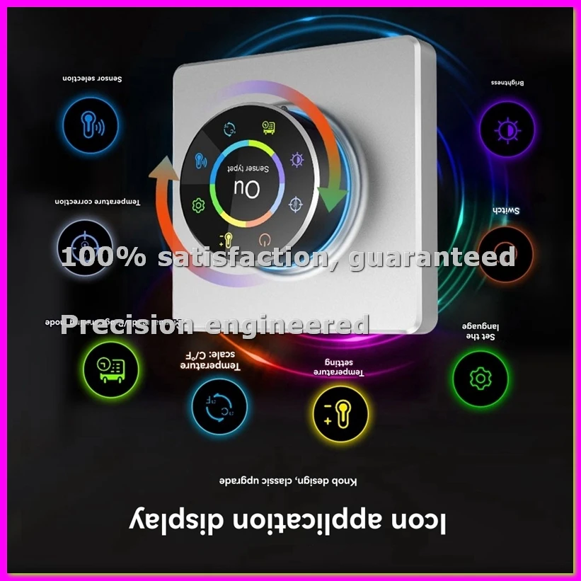 

Tuya WiFi Thermostat Smart Knob Thermostat Water Boiler Electric Heating Temperature Controller C-BCBW