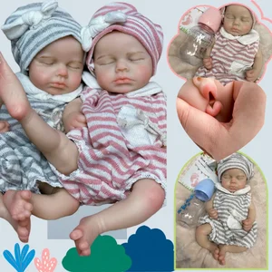 13インチフルボディシリコンロウーボーイまたはガールオープンマウスハンドメイドソフトタッチbebe新生児ドール誕生日プレゼント 10ベストセールスフルボディシリコーンリボーンベイビー-5