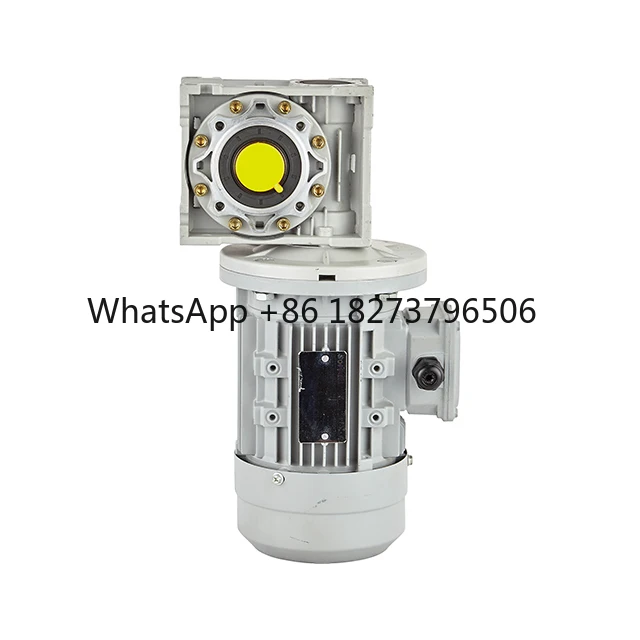 

IE2 Высокоэффективный 1,5 кВт 4p малошумящий трехфазный алюминиевый электродвигатель переменного тока NMRV063 Gearmotor 220/380 В 50/60 Гц Частота