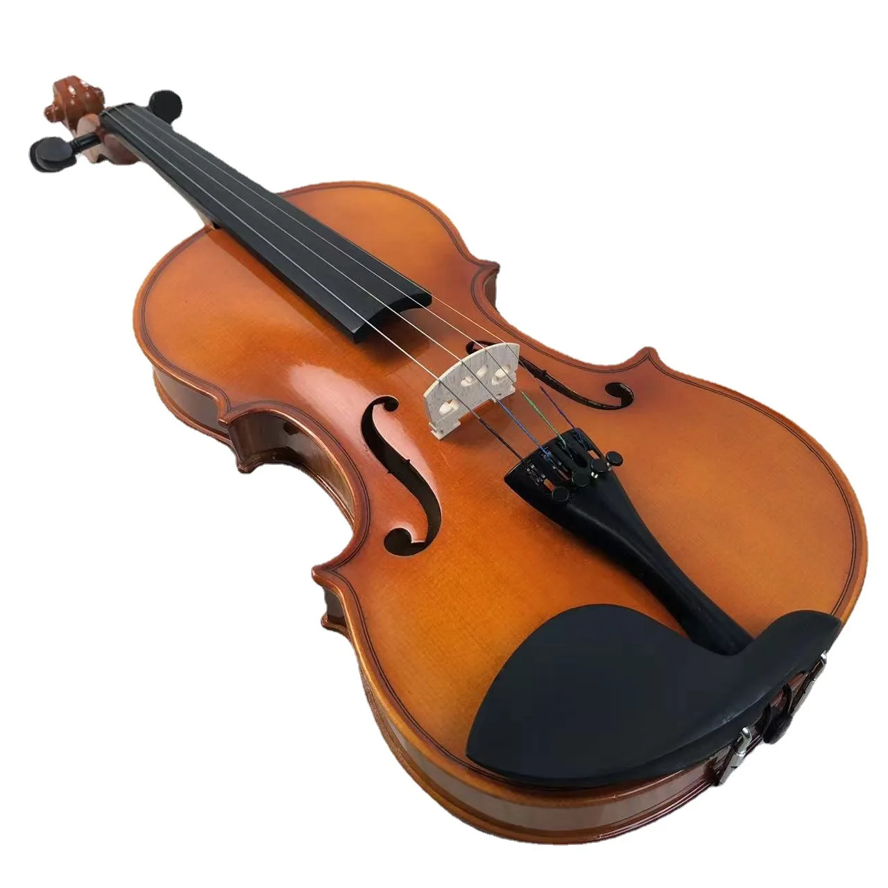 

Solid Wood Craft Solid Board Tiger Stripe Violin for Beginner Practice maple Violino instrumento musical adult violin 4/4