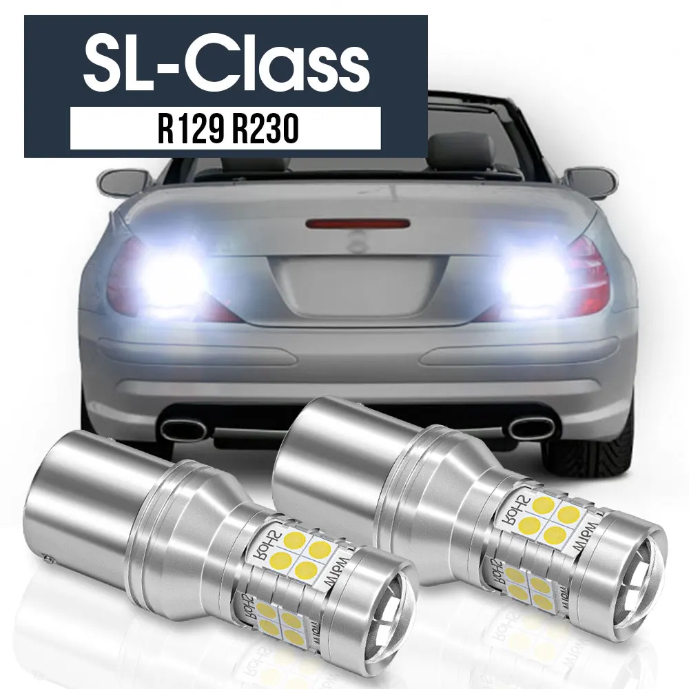 

2x LED Backup Light Reverse Lamp Canbus Accessories For Mercedes Benz SL Class R129 R230 1992-2012 2005 2006 2007 2008 2009 2010