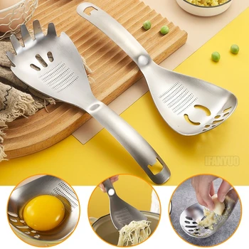 Stainless Steel Ginger Grater Spoon – Multifunctional Garlic & Vegetable Mincer 2