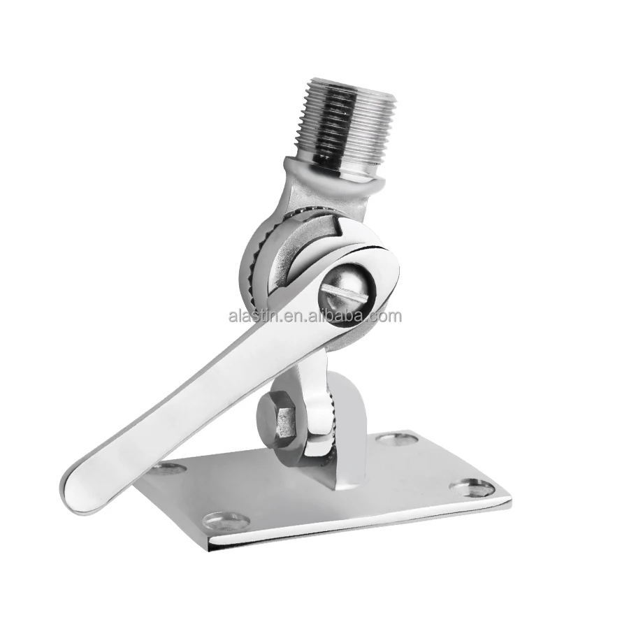

STLF Heavy Duty 316 Stainless Steel Marine Boat Radio VHF Antenna Adjustable Base for Marine Boat Yacht