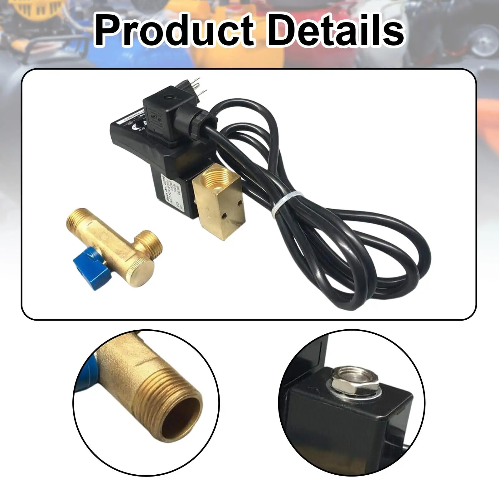 Válvula de drenaje de condensado temporizada automática Válvula de drenaje electrónica confiable 110 V Fácil instalación Eficiente de acción directa bidireccional