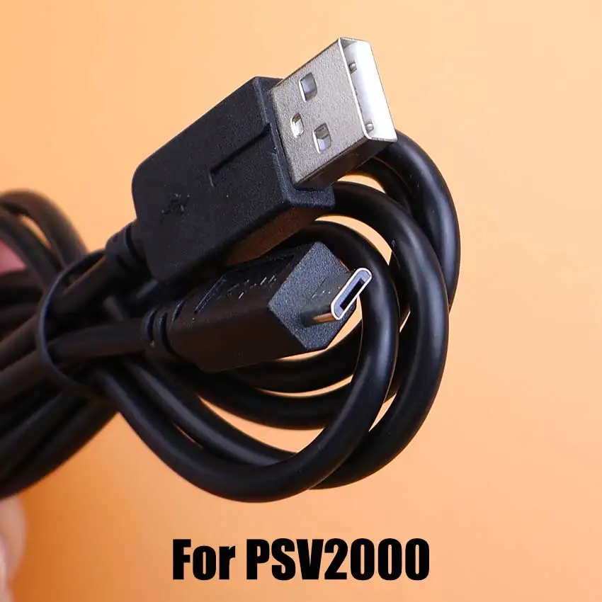 JCD 1Pcs 1.2m Black USB Charging Cable Transfer Adapter Wire Data Charge Cord Line For PSV 1000 2000 PSV1000 PSV2000 PSP GO