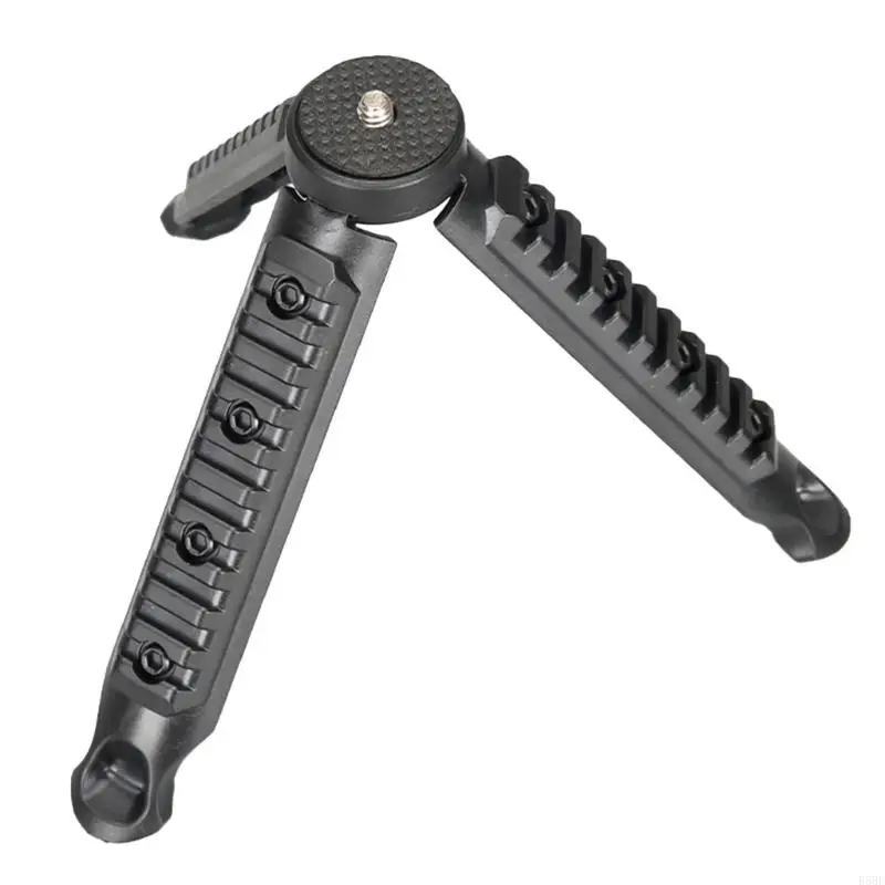 

E5BE Compact Folding Tripod Base for Pocket Flashlight Keychain Lamp Stable Base