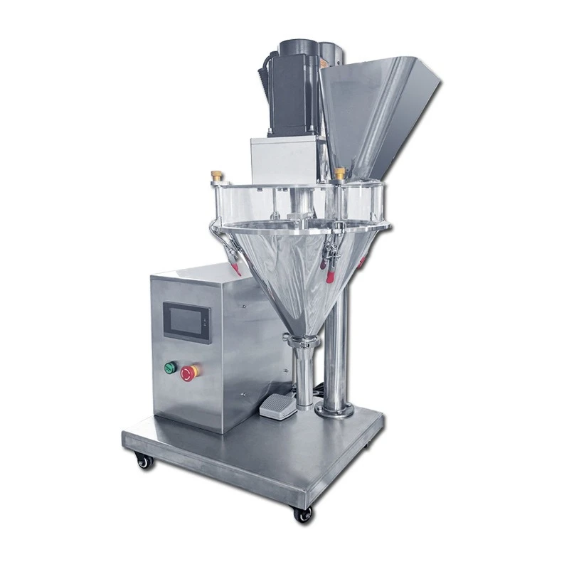 Automatic powder metering and packing machine, seasoning powder, coffee powder, miniature spiral filling, ultra-fine powder
