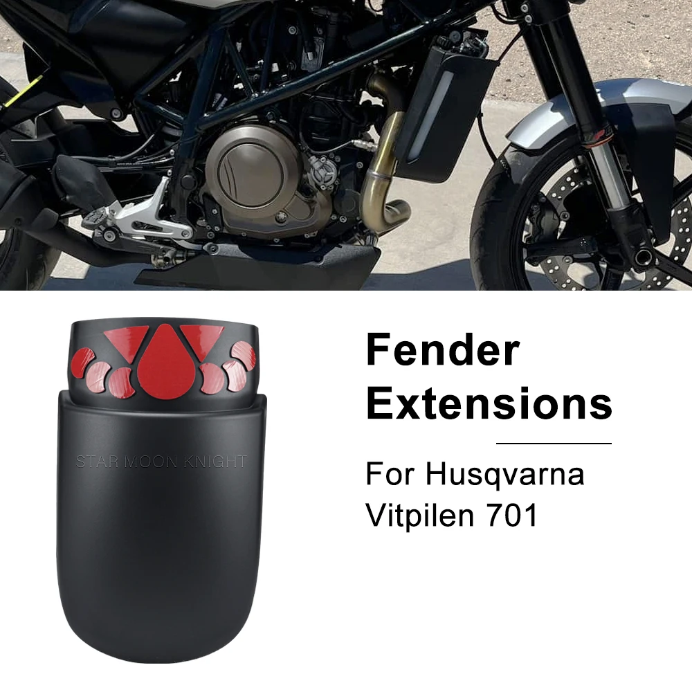 

Fender Extender Splash Guard For Husqvarna Vitpilen 701 Vitpilen701 2018- Fender Extensions Accessories