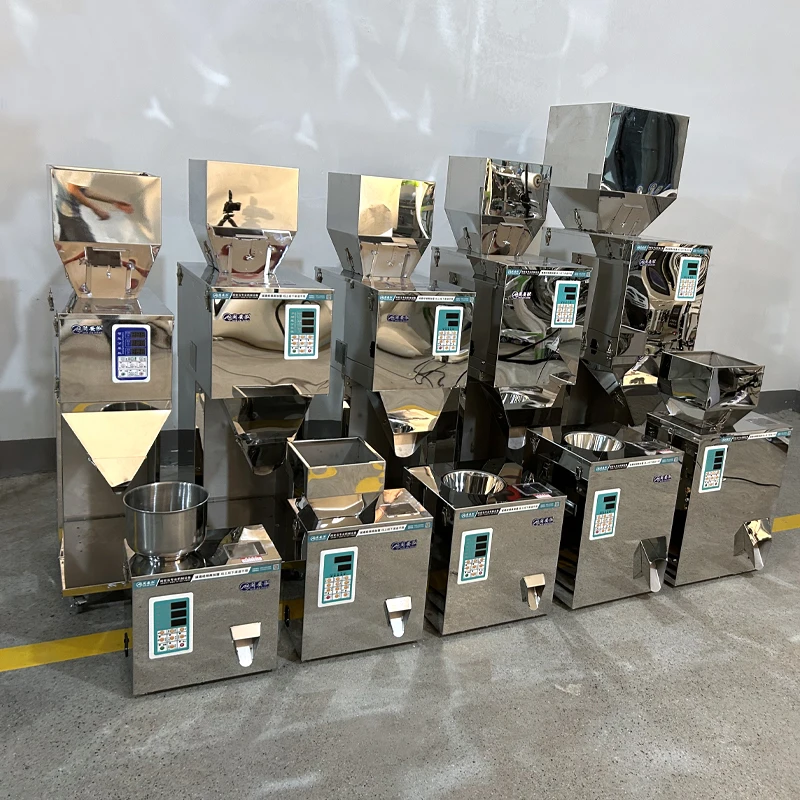 Pop Corn  Chips Automatic Digital Control Bag Particle Grain Weighting Filling Machine Hot Sale Food Tea Powder