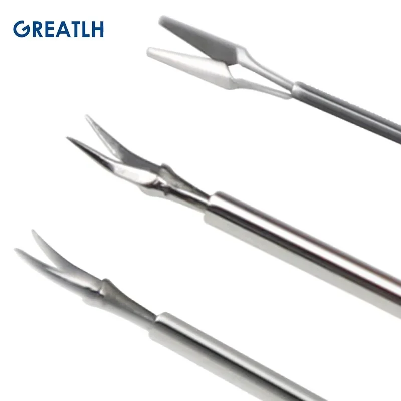 23G 25G Ophthalmic Capsulorhexis Scissors Micro Intraocular Scissors Micro Titanium Alloy Ophthalmic Instrument