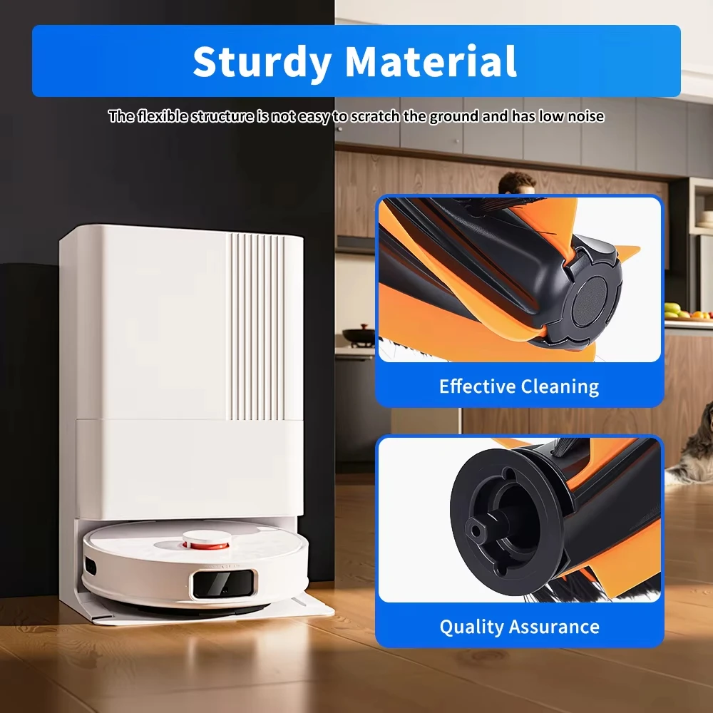 Main Brush For JONR P20 PRO/T5 Pro/For Midea V12 Pro Sweeping Robot Vacuum Cleaner Floor Cleaning Roller Brush Accessories Parts
