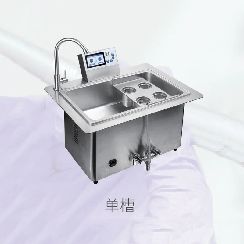 

Embedded ultrasonic cleaning machine, high power sink