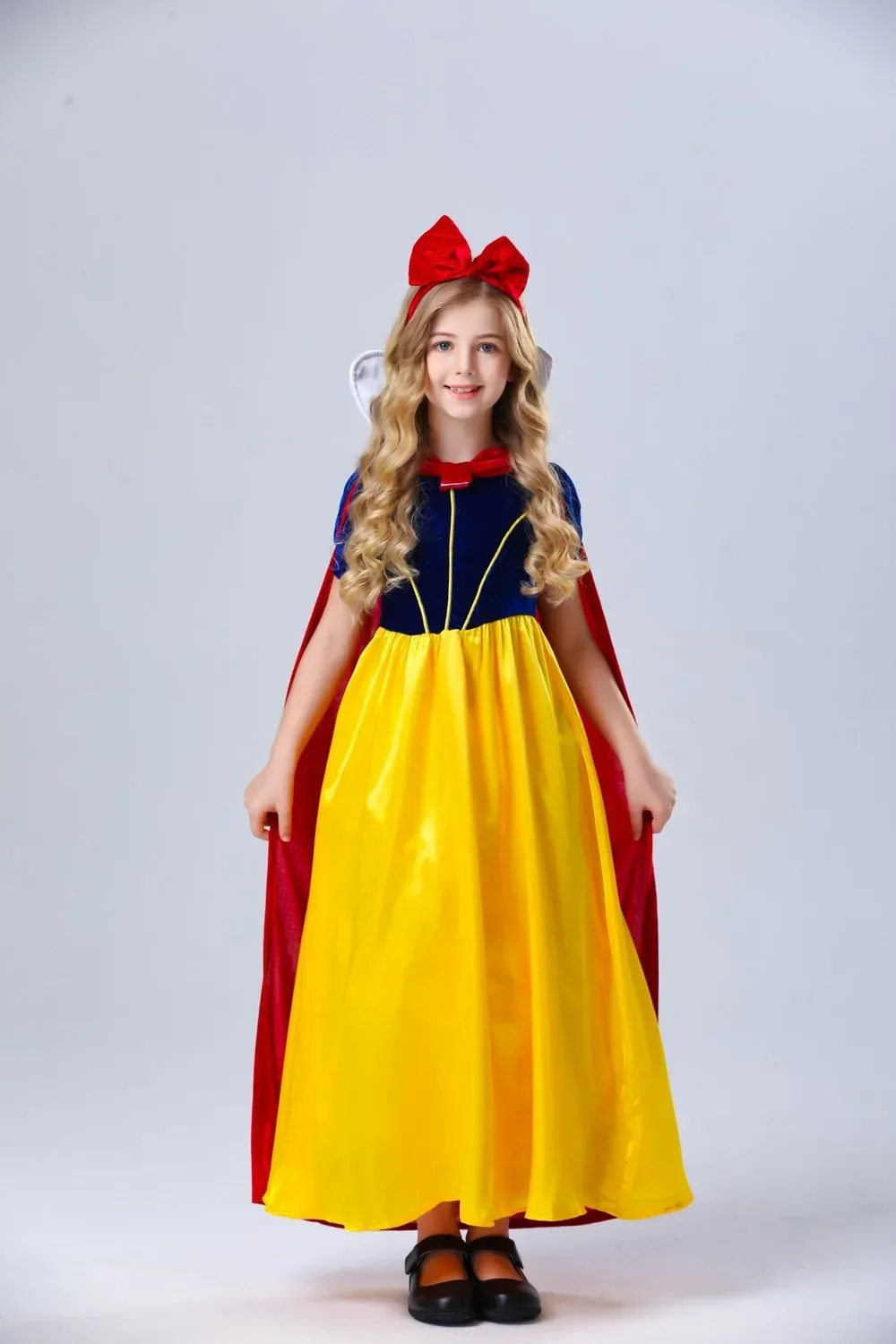 خرافة الأميرة الأطفال تأثيري سنو وايت أزياء مسرحية المرحلة