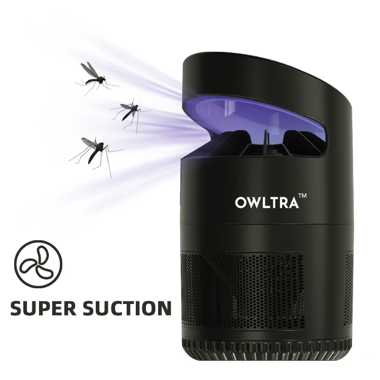 Indoor Bugs Killers Lamp Electric Led Night Light Powerful Suction Fan Fly Trap Capture For Bedroom