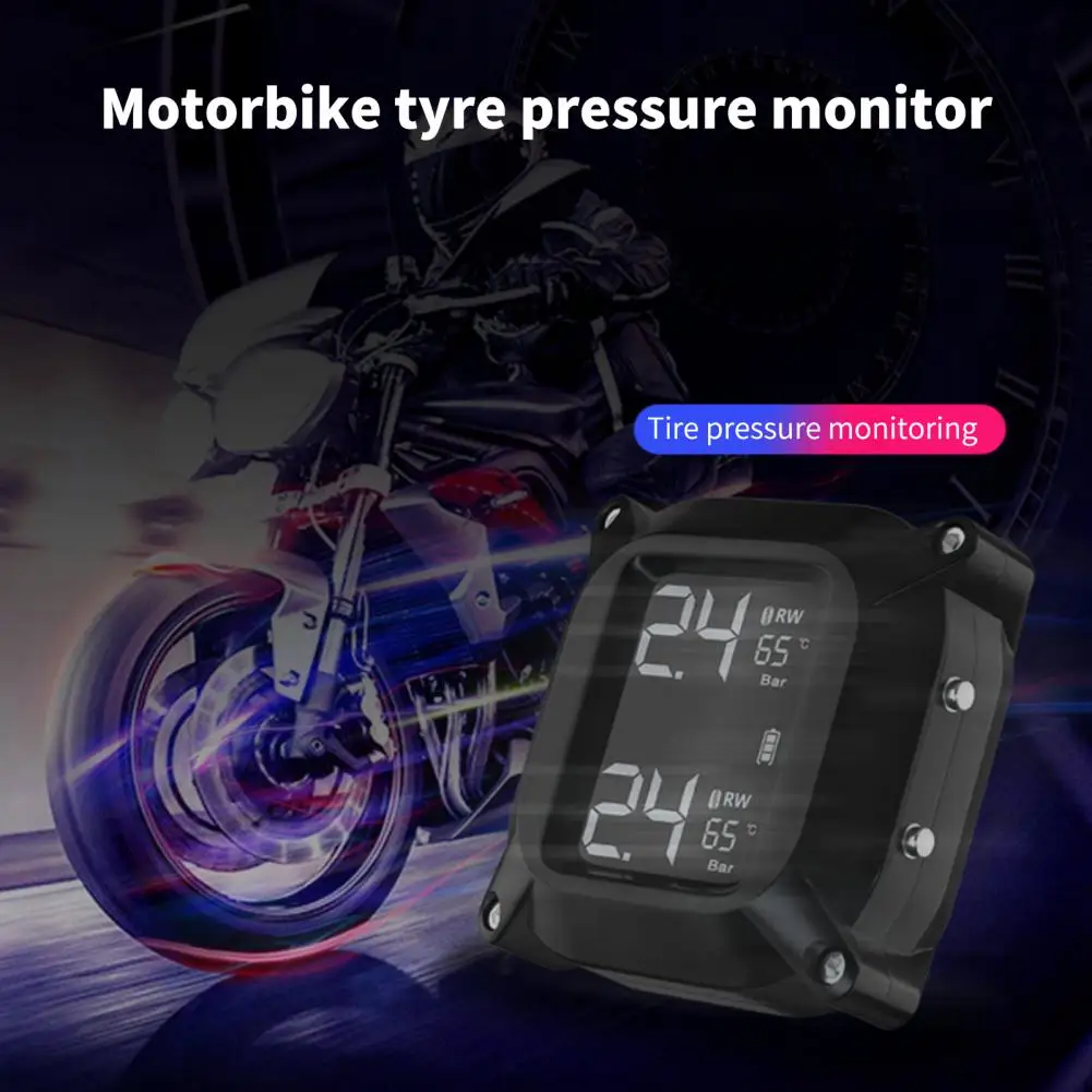 

TMPS Stable Motorcycle Pressure Monitor Waterproof High-Precision Solid Wireless Motorcycle TPMS