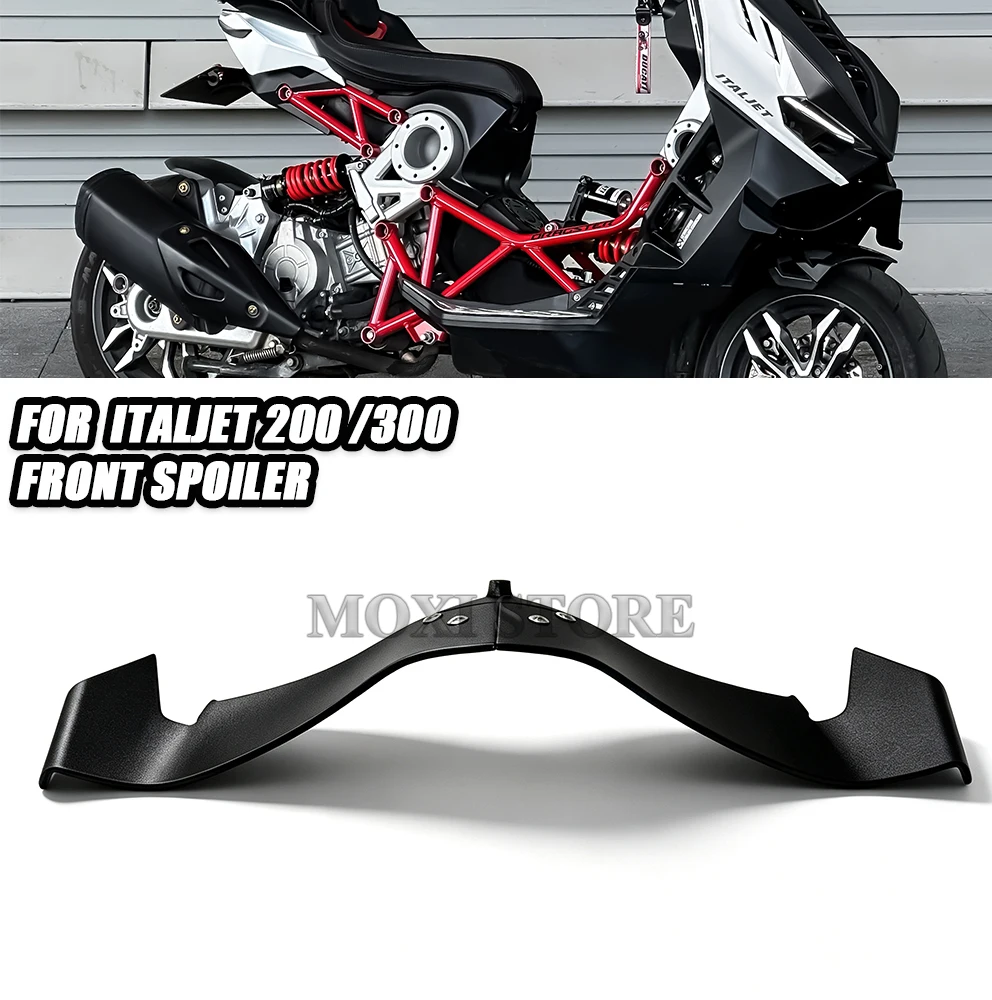For ITALJET 200 300 Parts Front spoiler Lower spoiler Wing Downforce Winglet Flank Frontal Spoiler For ITALJET Parts