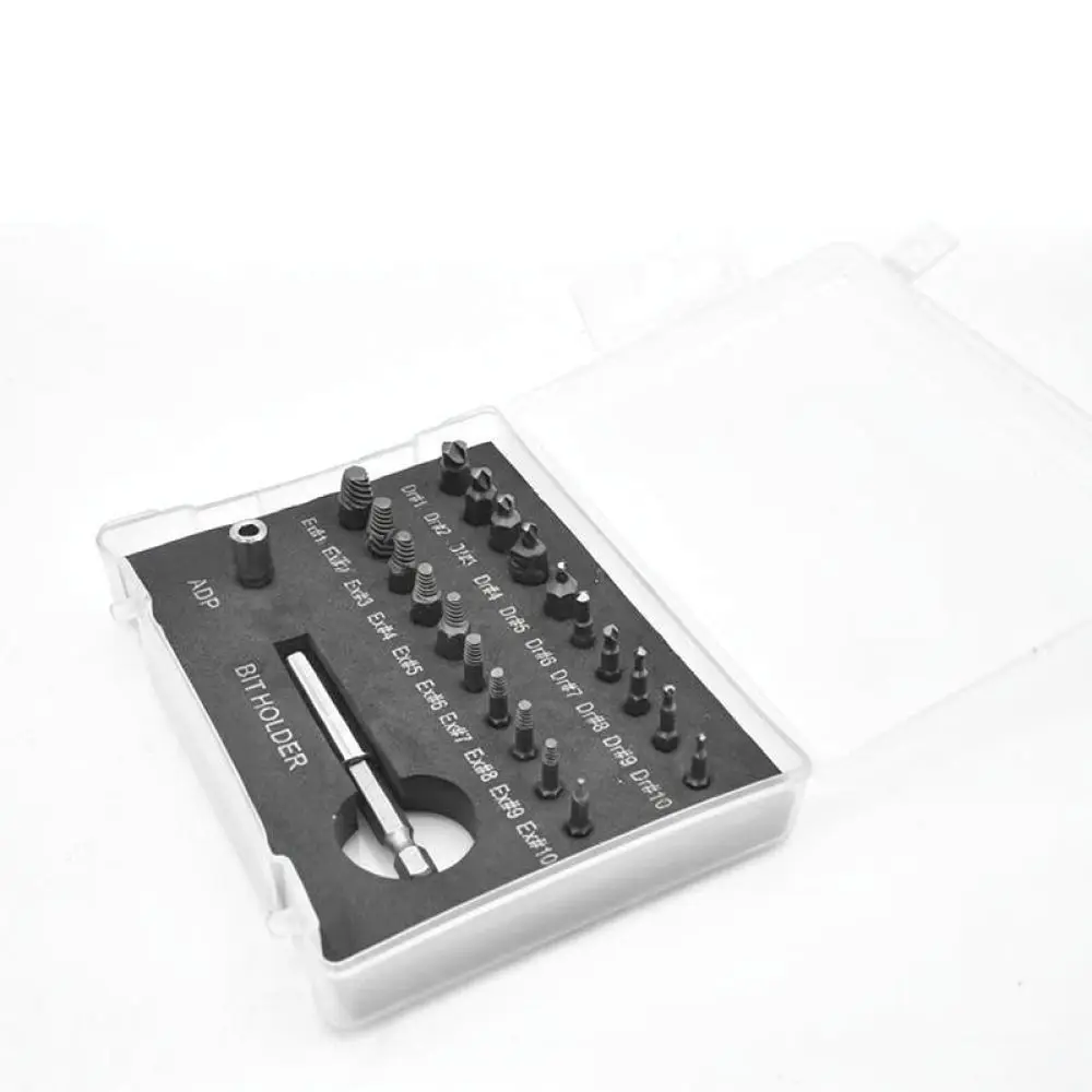 High Speed Steel Damaged Bolt Extractor Kit Broken Screw Remover Tool For Danyang Jianmu Hardware Industry