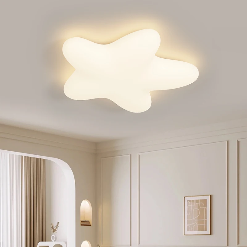 

White Pentagram LED Ceiling Lights Bedroom Living Room Dining Room Decorative Ceiling Ceiling Light Indoor Lighting Fixtures