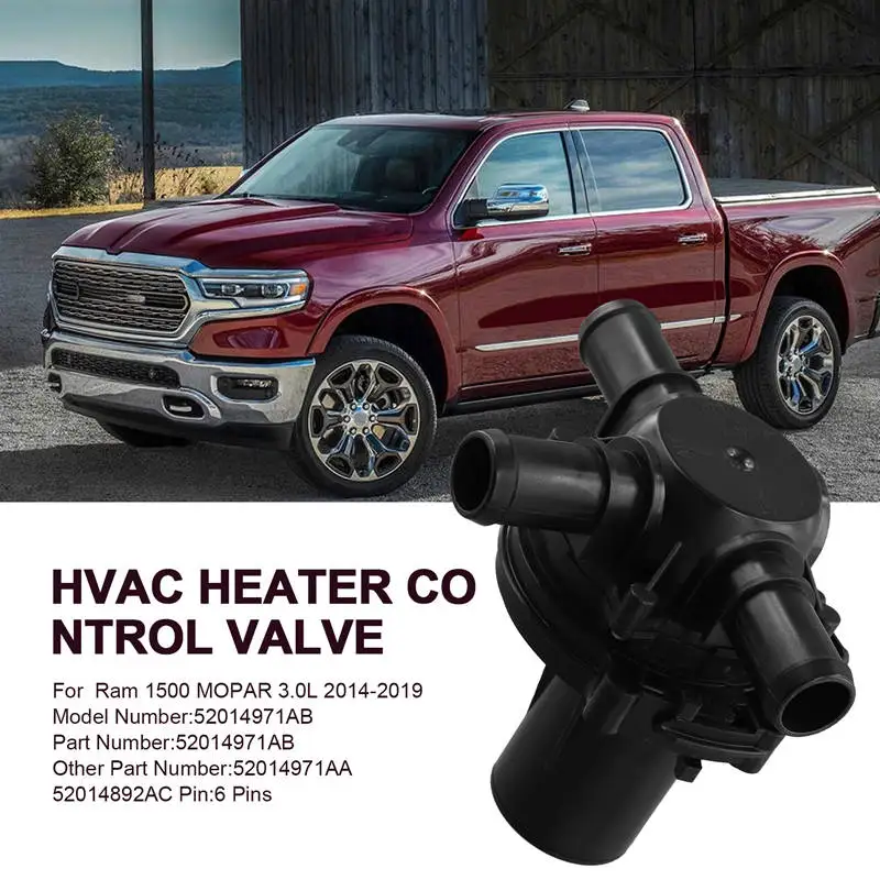 

Автомобильный регулирующий клапан отопителя HVAC для Dodge Ram 1500 3.0L 2014-2019 52014971 АБ