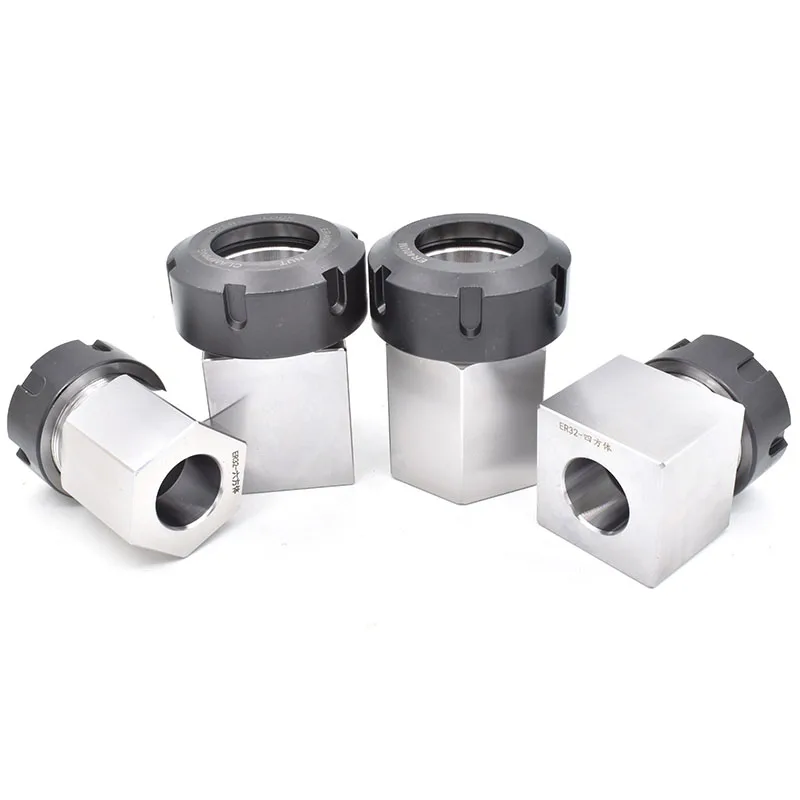 Hexagon ER40 Spring Collet Chuck Holder ER32 Hex Block ER25 square Block For cnc machine Lathe Engraving Machine CNC Tools