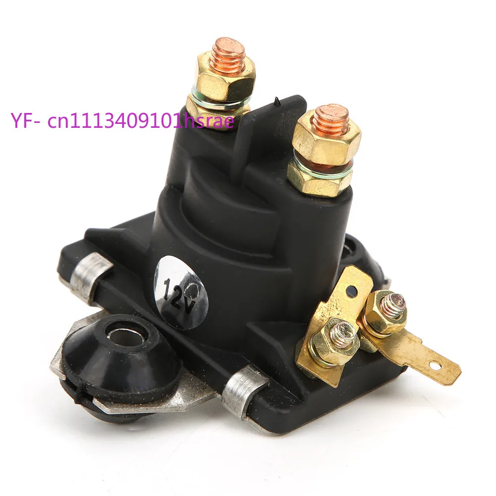 12V 4-Terminal Starter Relay Solenoid 89-818997A1 89-850187T1 for Marine Outboard 20HP-50HP