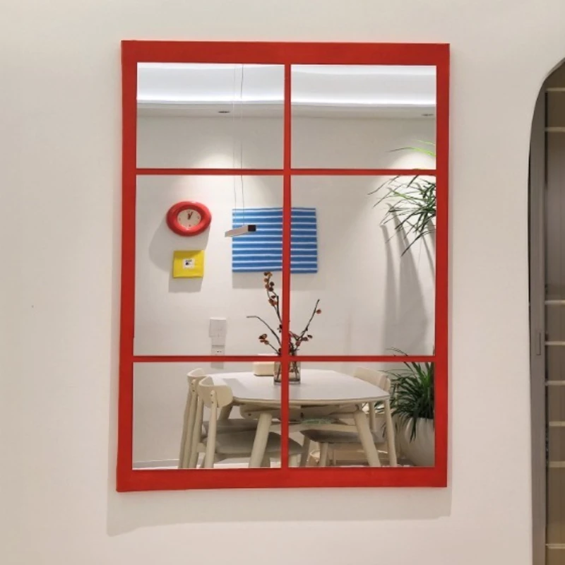 Espelhos retangulares modernos design moderno estético preto espelhos macrame dormitório espelho grande para quarto acessórios de casa
