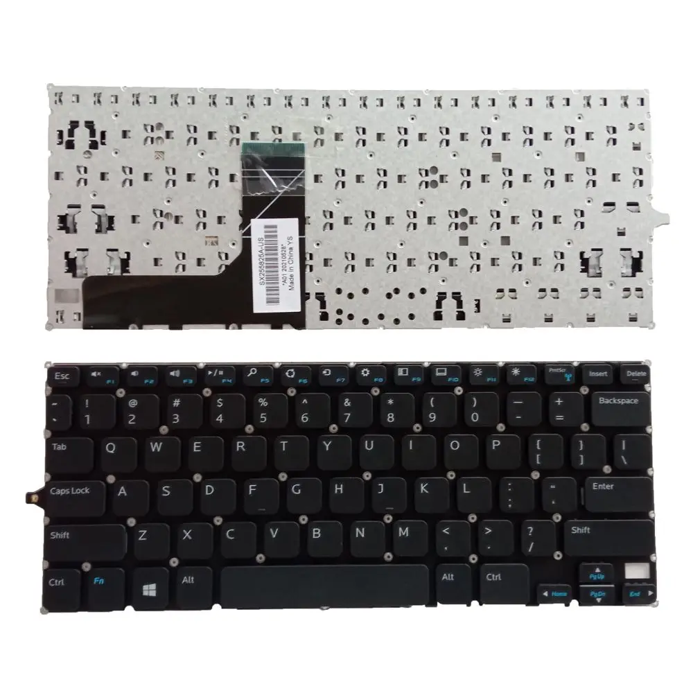 

US Laptop Keyboard for DELL Inspiron 11 3147 V144725AS1 0F4R5H 0R68N6 0NJFCY 0FPRN8 no pointer no backlight
