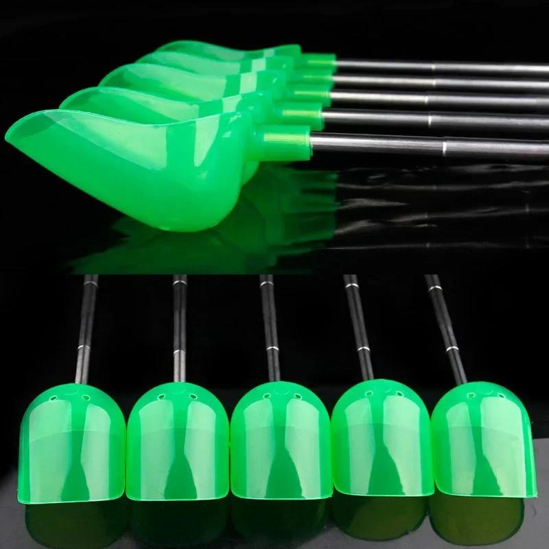 Adjustable Bait Throwing Spoon 50-100cm Non Stick Silicone Easy Clean Long Reach Feeder Tool for Fishing Camping Anglers 투척 스푼