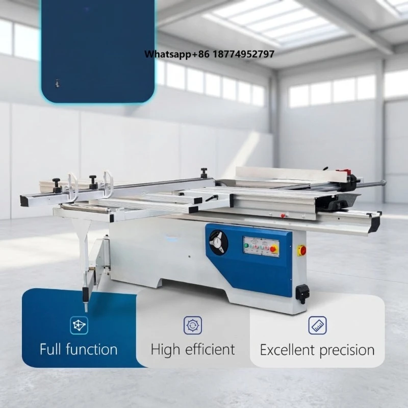 6132Y Sliding Table Panel Saw Machine with Precision Cutting System for Woodworking Factory Solutions