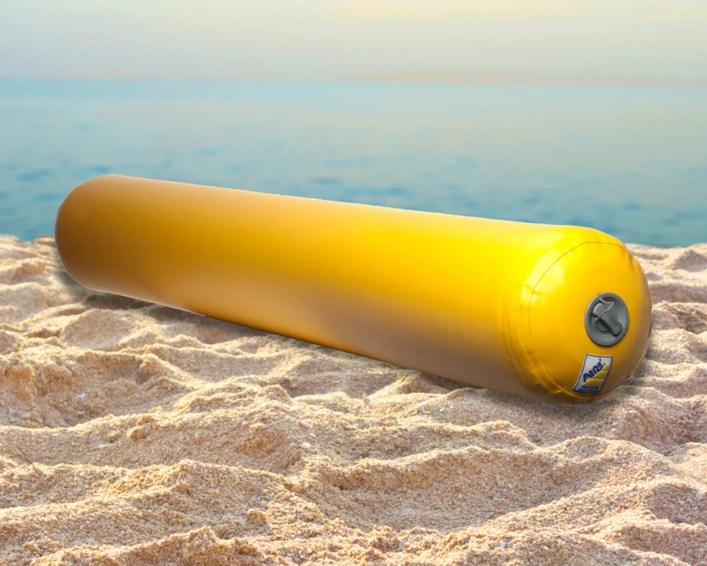 Custom PVC Inflatable Water Roller & Swim Buoy with Anchor Ring | Heavy Duty Floating Cylinder Tube for Beach, Lake,  Water Park
