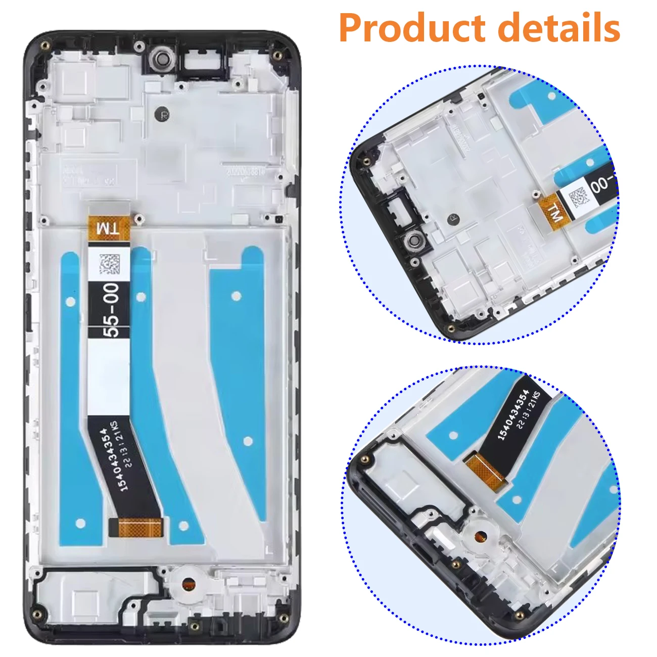 Pantalla For Motorola Moto G32 LCD Display XT2235-2 XT2235-3 Touch Screen Digitizer Assembly Full With Frame Replacement Parts