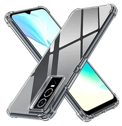 Shockproof Airbag TPU Case for VIVO Y17S Y27S Y78 Y36 Y35 Y16 Y22S Y02 Y100 Y77 Y76 5G Protective Cover Capa Fundas Coque