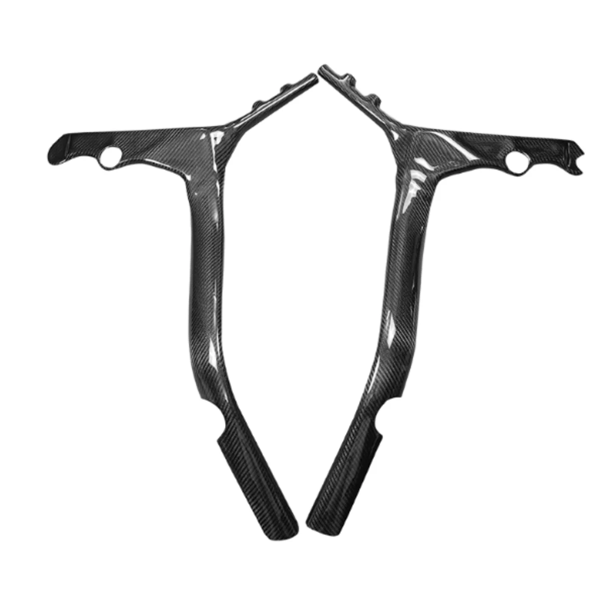 

For CBR650R 2019 2020 2021 2022 2023 2024 3K 100% Dry Carbon Fiber Motorcycle Fairing Side Plate Cover Panel Frame Covers