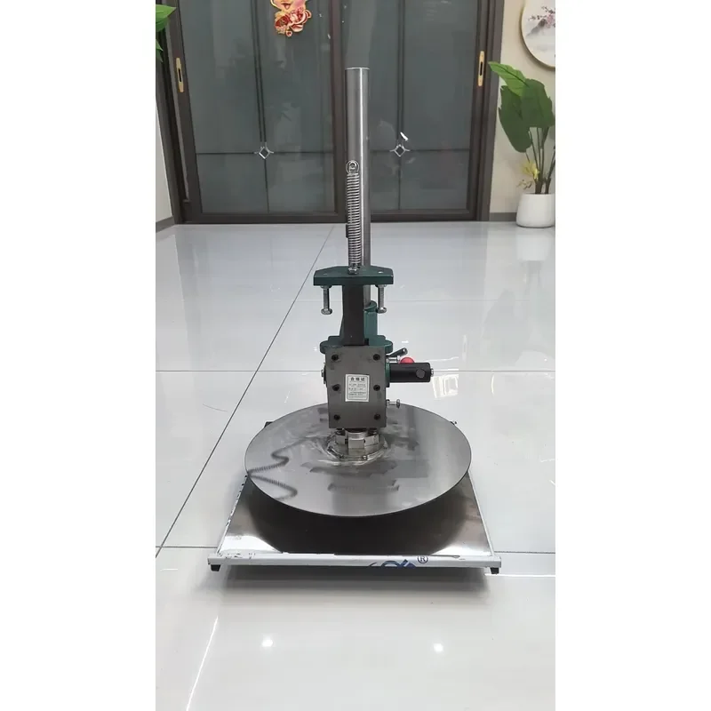Automatic Stainless Steel Pizza Dough Press 18cm 22cm 25cm Commercial Noodle Maker Manual Flattening Machine for Restaurant