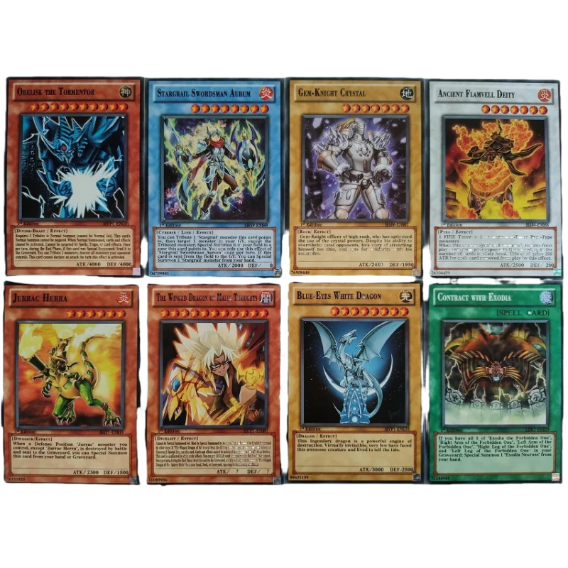 Duel Monsters Engelse spelkaarten Collectie Decoratie Yugioh Card Iron Box Anime en Cartoon Competitie Boy's Festival Gift