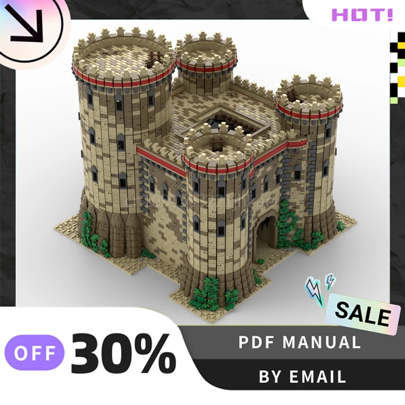 

[12966 шт.] индивидуальный замок MOC, креативный набор строительных блоков STEM, развивающие игрушки, комплект строительной модели «сделай сам», подарки на день рождения