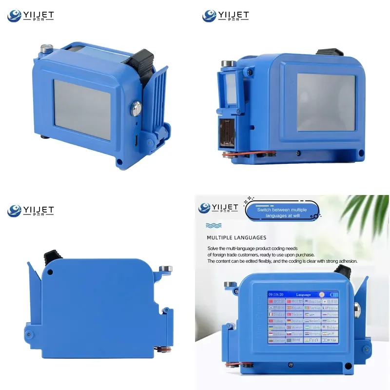Mini Batch Code Portable Handheld Inkjet Printing Machine for Fast Dry Batch Coder Date Expiry Number Date TIJ