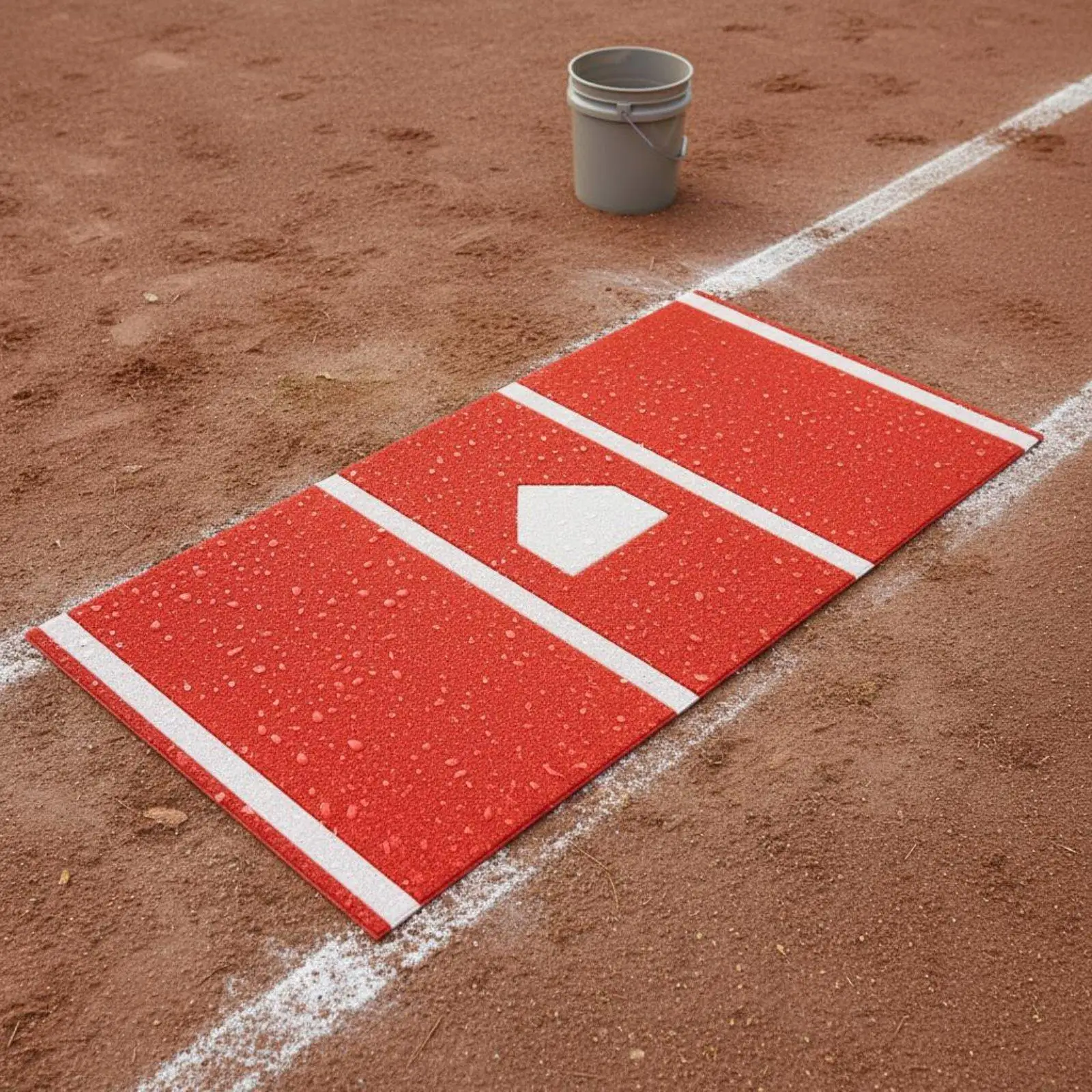 Baseball Pitching Practice Pad with Anti Slip EVA Surface for Training Hitting Mat for Home Yard Field Workout Gear