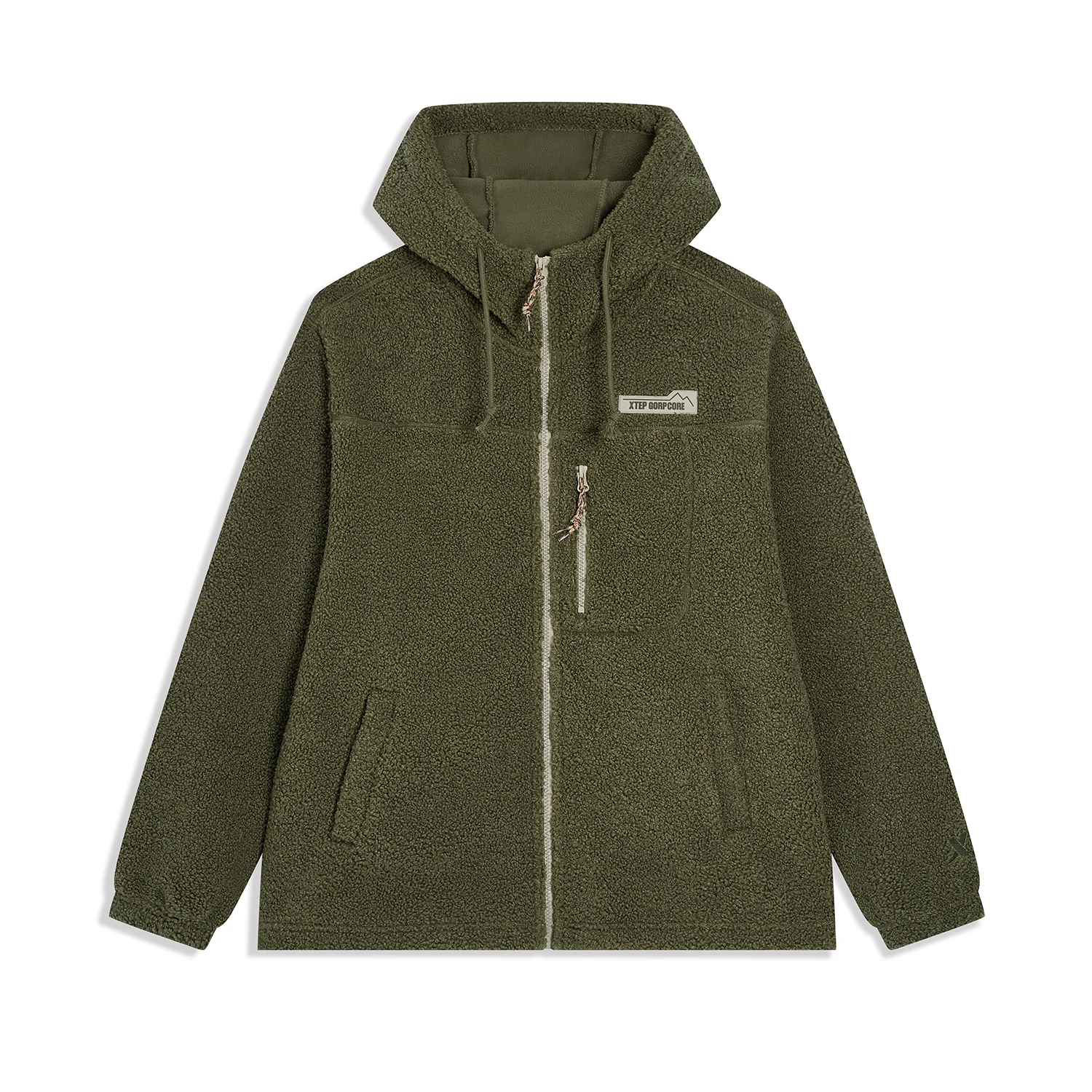 Xtep Stricken für Männer und Frauen Winter weiches atmungsaktives Sweatshirt trendige Retro bequeme Tops 876427940013 4