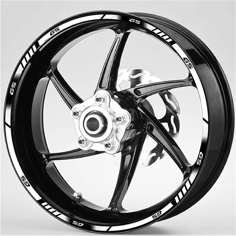 Wheel Stickers For G310GS R1200GS R1250GS F750GS F850GS F700GS F800GS F650GS Motorcycle Rim Tyre Reflective Sticker Decal