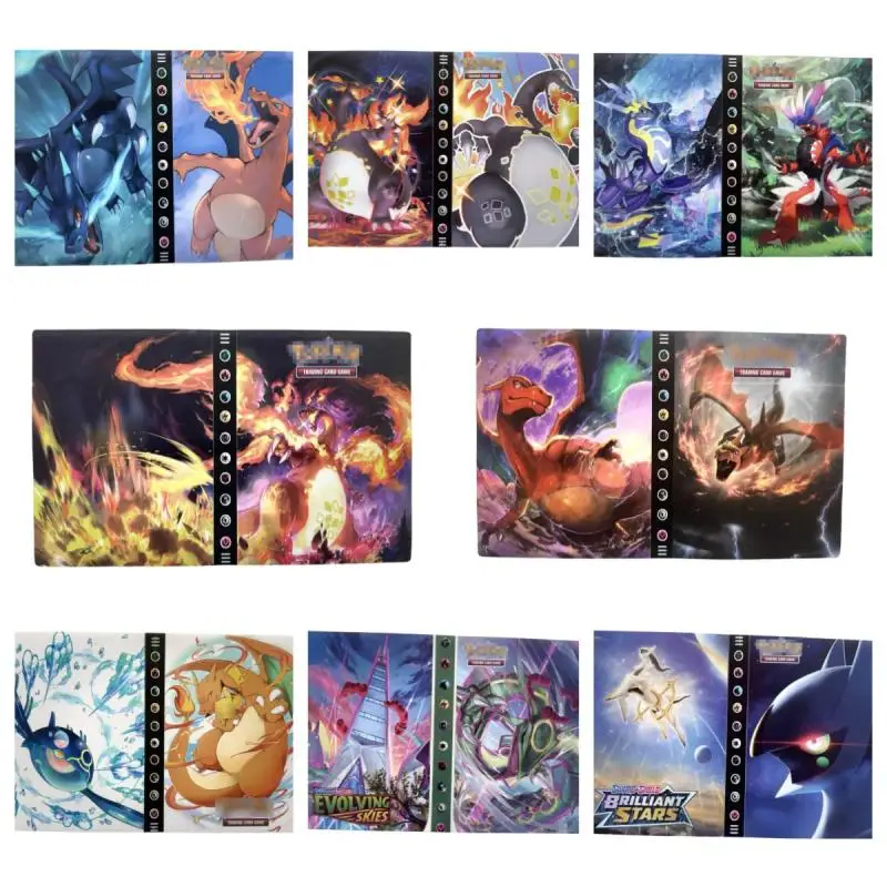 30 stuks van 120 stuks cartoon Charizard Squirtle spelkaarten VMAX GX EX serie videokaart boekje voor kinderen verjaardagscadeautjes