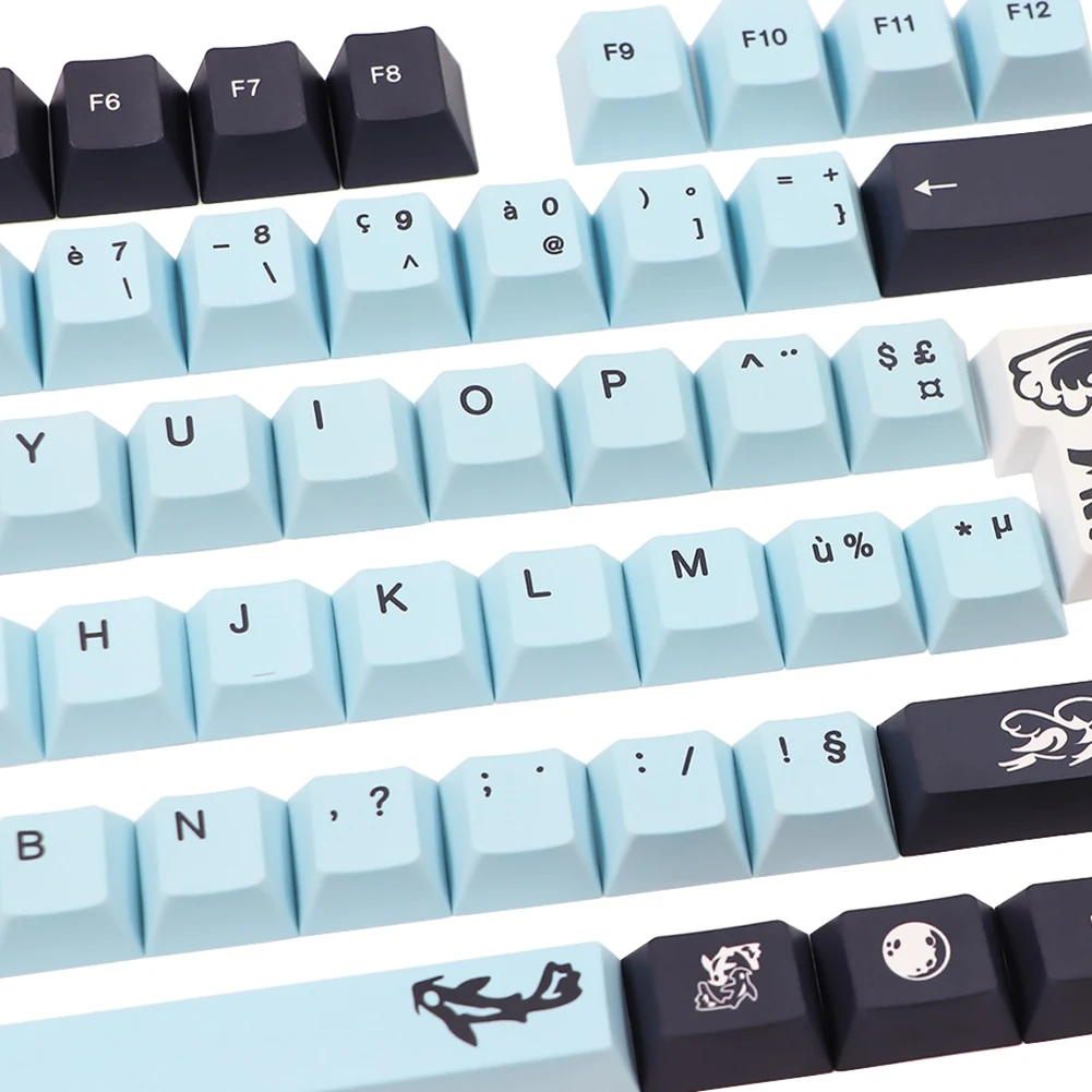 

1 Set Mizu Keycaps For MX Switch Keyboard Cherry Profile Key Cap FR Keycap 135 Keys