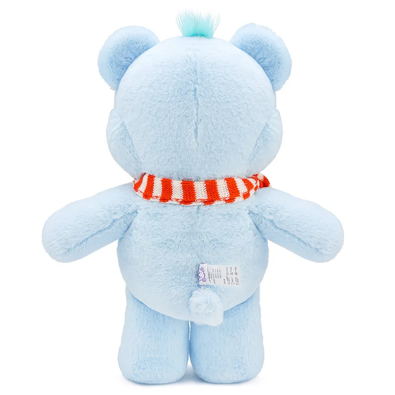 33/45cm Christmas Rainbow Bear Stuffed Toys Embroidery Decorate Care Bear Plush Doll Baby Cute Pillow Children Birthday Gifts