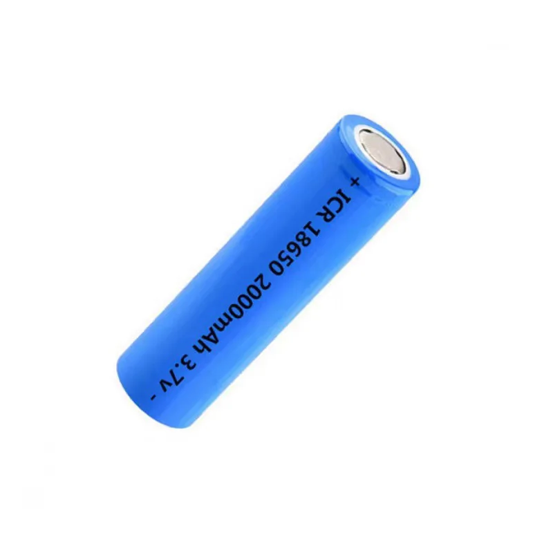 New 18650 Battery 3.7 v 2000mah 18650 Lithium Rechargeable Battery For Flashlight batteries