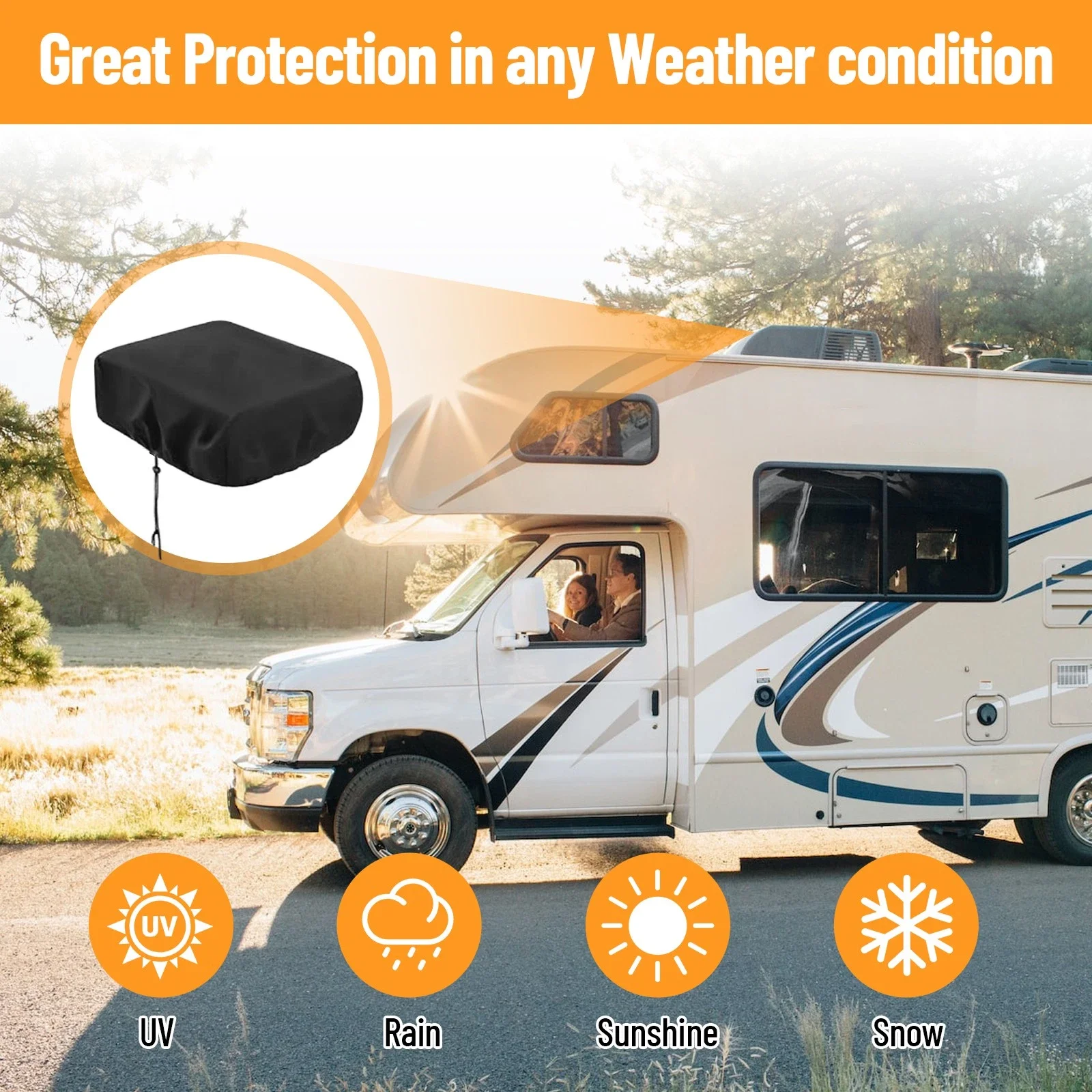 RV A/C Air Conditioner Winter Covers for Outside for Roof Coleman Mach RecPro 43
