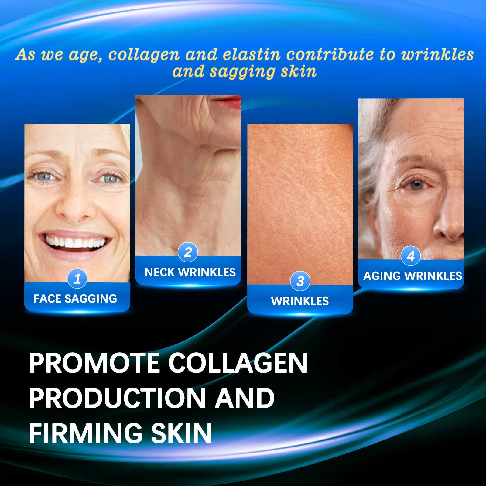 مسحوق قناع HA مضاد للشيخوخة 100 جرام - مع ملاقط وتعزيز الكولاجين للترطيب العميق. تركيبة علاج العناية بالوجه لتقليل التجاعيد. #5