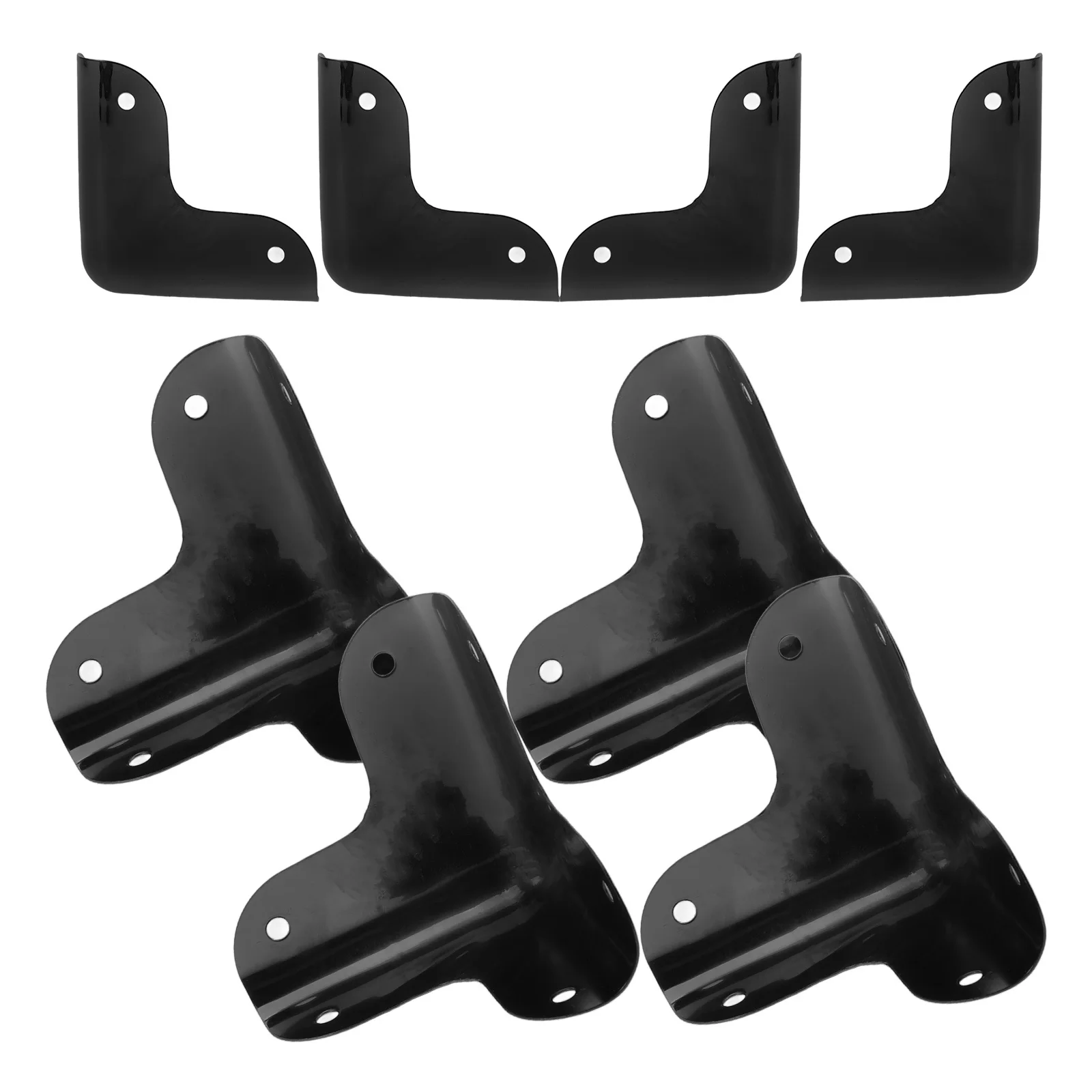 

8Pcs Metal Corner Protectors for Luggage Bags Easy Installation Sleek Design for Enhanced Style and Protection
